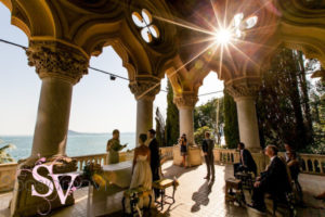 Wedding ceremony Lake Garda Casamento no Lago Garda Italia celebrante